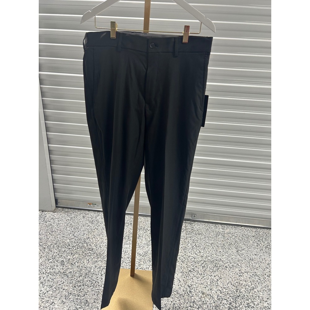 Walter Hagen Perfect 11 Collection Men's Black Straight Fit Golf Pants